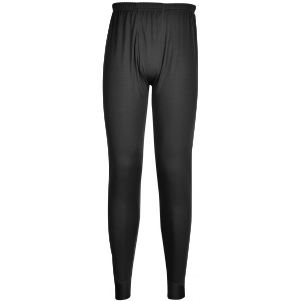 Thermal Base Layer Leggings - Black - Small
