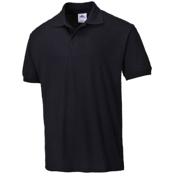 Naples Polo Shirt - Black - Medium