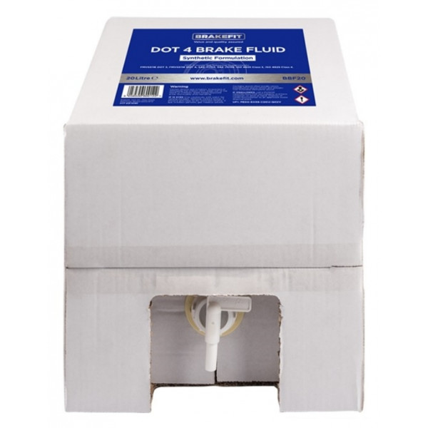 DOT 4 Brake Fluid - Bag in a Box - 20 Litre