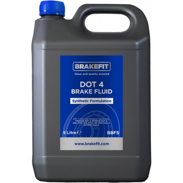 DOT 4 Brake Fluid - 5 Litre