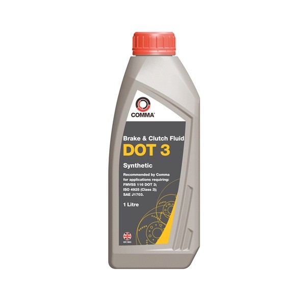 DOT 3 Synthetic Brake & Clutch Fluid - 1 Litre