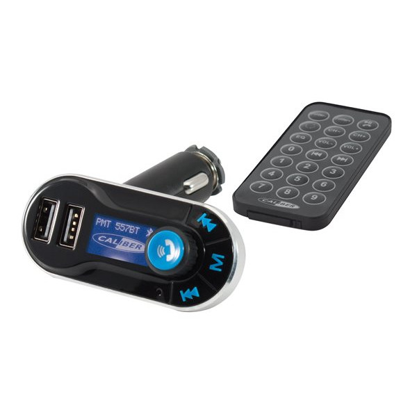 Bluetooth Handsfree FM Transmitter - Calling & Music Streaming
