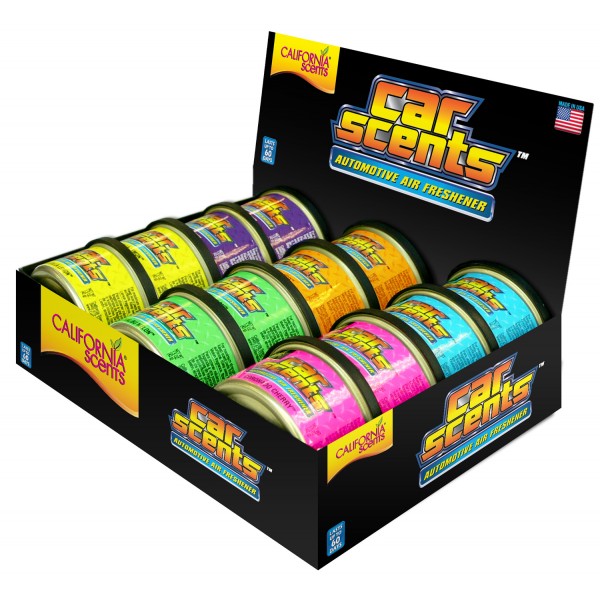 California Car Scent - Assorted Fragrances - CDU of 12