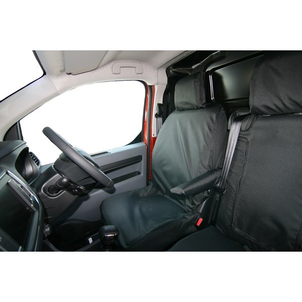 Van Seat Cover - Single - Black - Citroen Dispatch, Peugeot Expert & Toyota Proace 2016