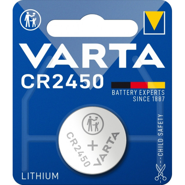 Coin Cell Battery CR2450 - Lithium 3V