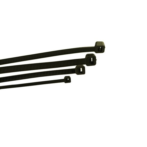 Cable Ties - Standard - Black - 300mm x 4.8mm - Pack Of 100