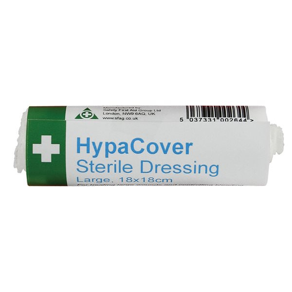 HypaCover Large Sterile Dressings - 18 x 18cm - Pack of 6