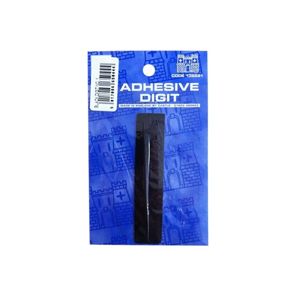 1- 3in. Adhesive Digit - Black - Pack Of 12