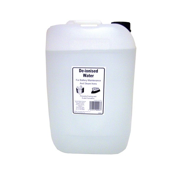De-ionised Water - 25 Litre