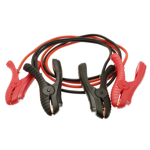 Jump Leads With LED Clamps - 5mm x 2m