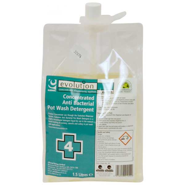 Evolution Antibac Potwash Detergent - 1.5 Litre