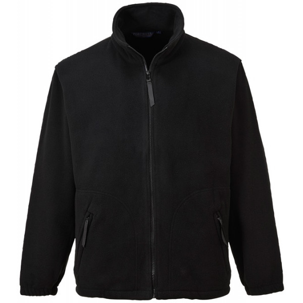 Argyll Heavy Fleece - Black - Large