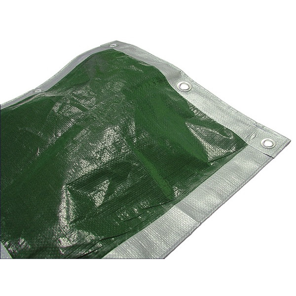 Tarpaulin - Green / Silver - 5.4m x 3.6m