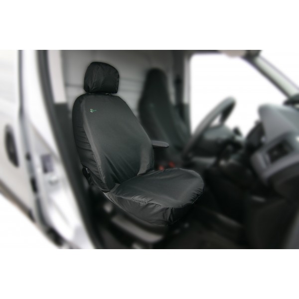 Van Seat Covers - Front Set - Black - Ford Connect Base