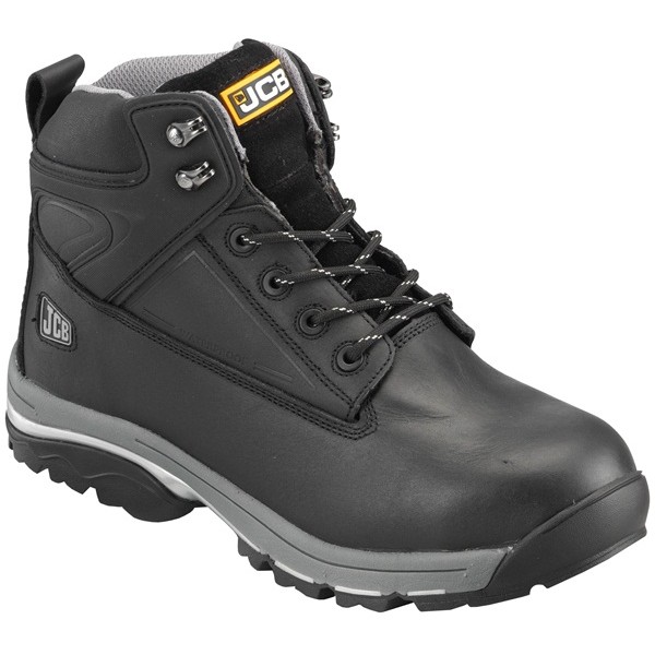 Fast Track Leather Safety Boots S3 - Black - UK 8
