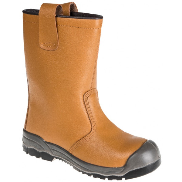 Steelite Rigger Boots S1P CI - Tan - UK 10