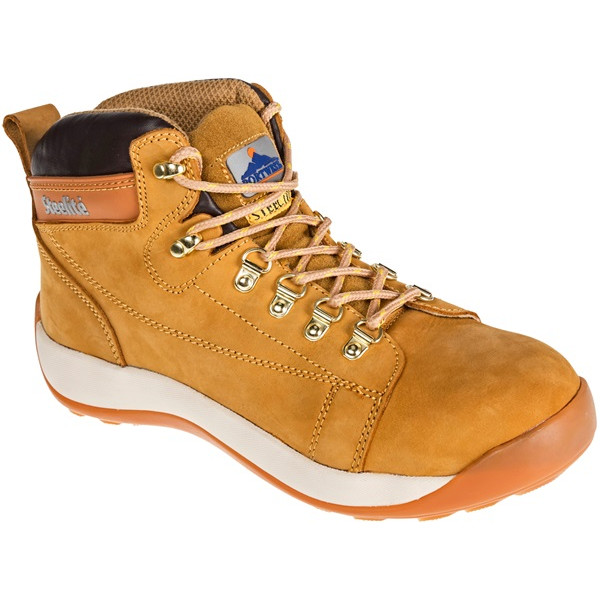 Mid-Cut Nubuck Boots - Honey - UK 12