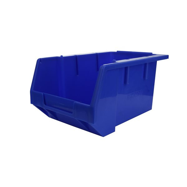 Stack & Nest Storage Bins - Blue - H 130mm x L 250mm x W 179mm - Pack of 10