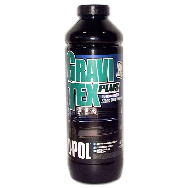 Gravitex Stonechip Protector Sprayable Paint - Black - 1 Litre