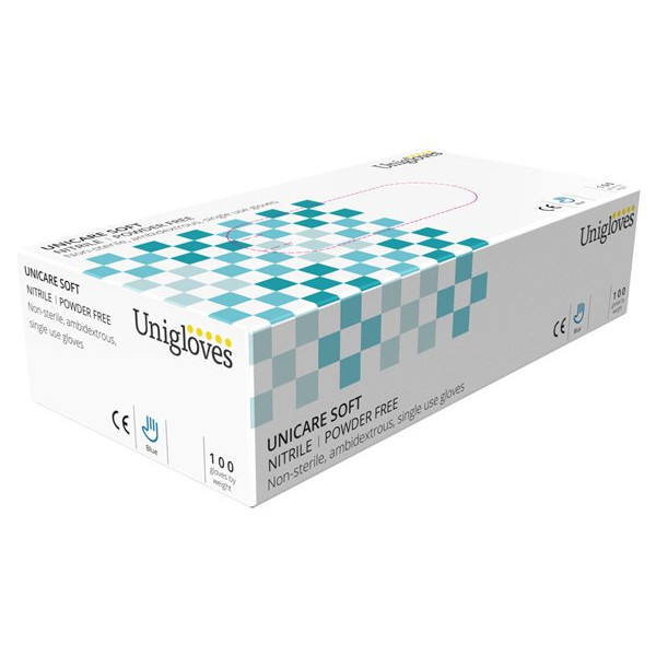 Nitrile Powder Free Gloves - Extra Large - Pack of 100