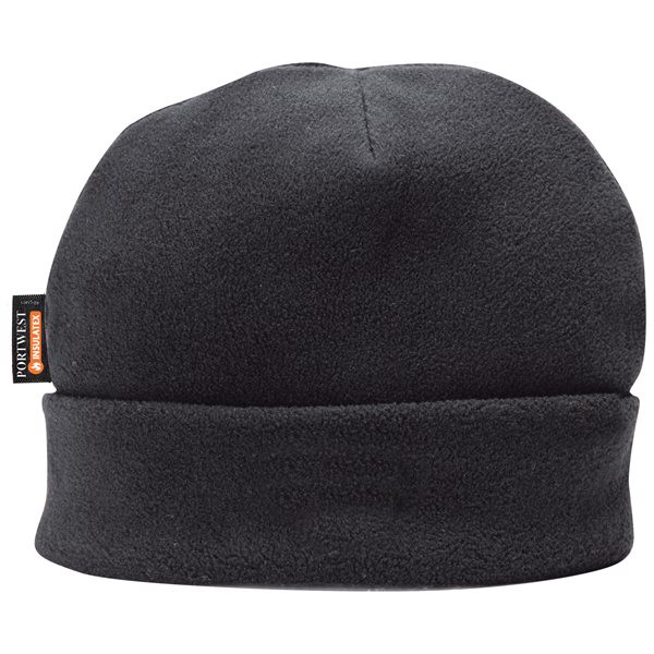 Thinsulate Lined Fleece Hat - Black
