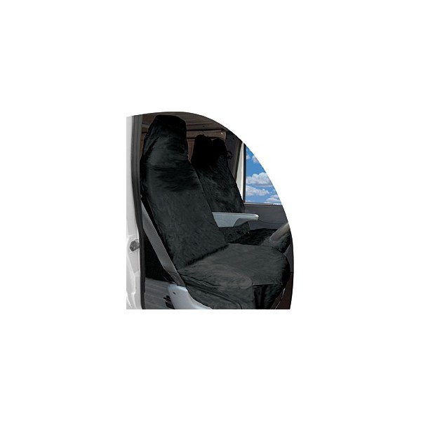 Van Seat Cover - Front Single & Double - Black