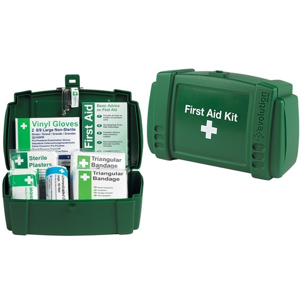 Travel First Aid Kit in Plastic Case - 1 Person