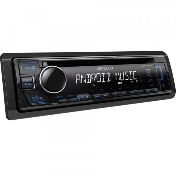 Kenwood CD Tuner with USB Aux - Blue