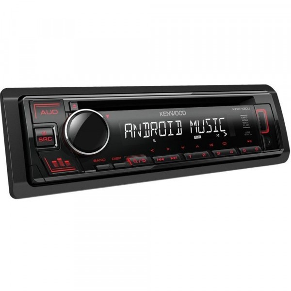 CD Tuner with USB Aux - Red