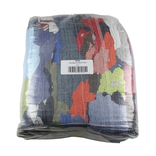 Bale Laundered Coloured Polishing Cloths - 10kg