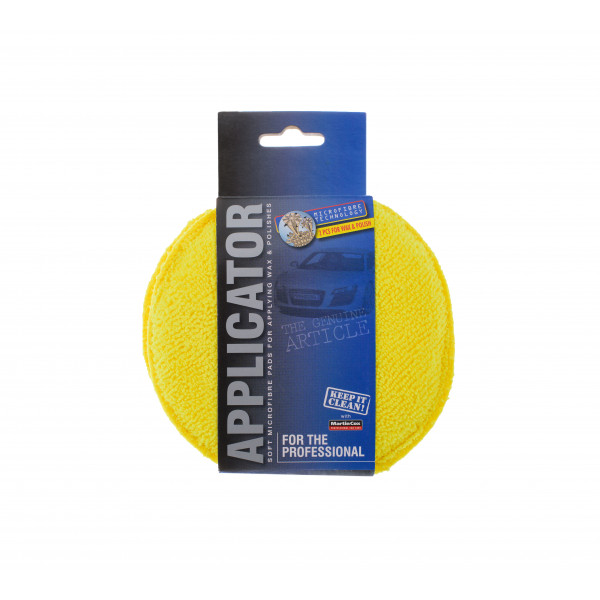 Yellow Microfibre Polish Applicator