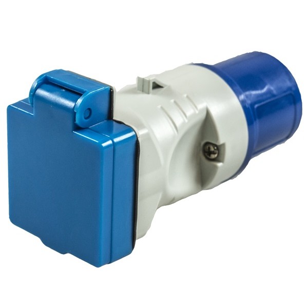 16A Plug to UK Socket Adaptor