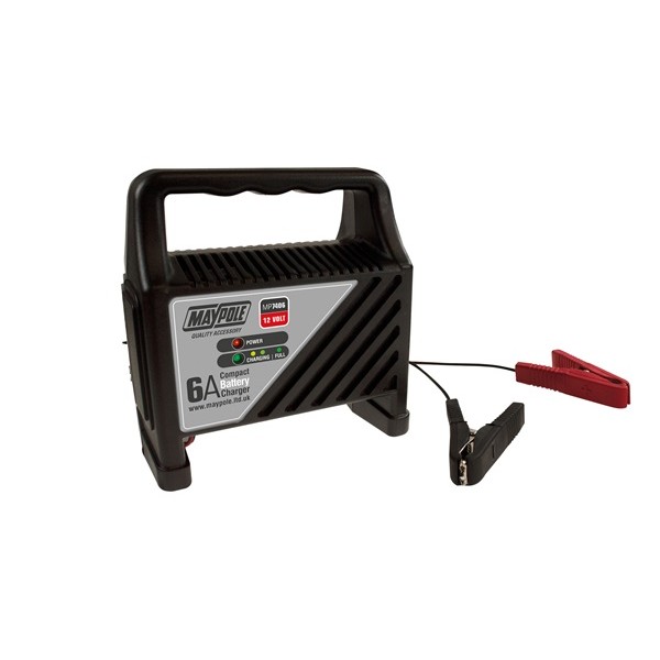 Compact Battery Charger - 6A - 12V