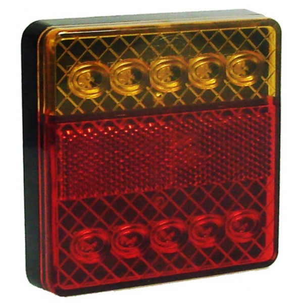 12V LED Rear Square Combination Lamp