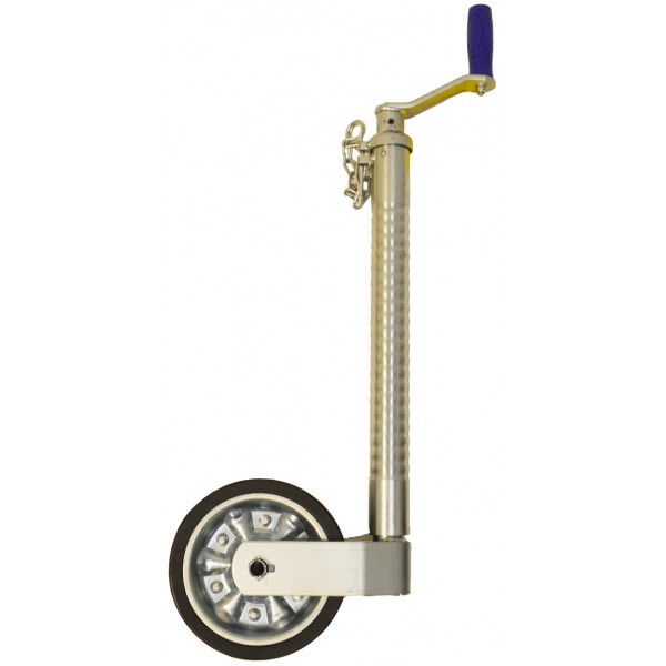 500kg Heavy Duty Serrated Jockey Wheel - No Clamp - 48mm