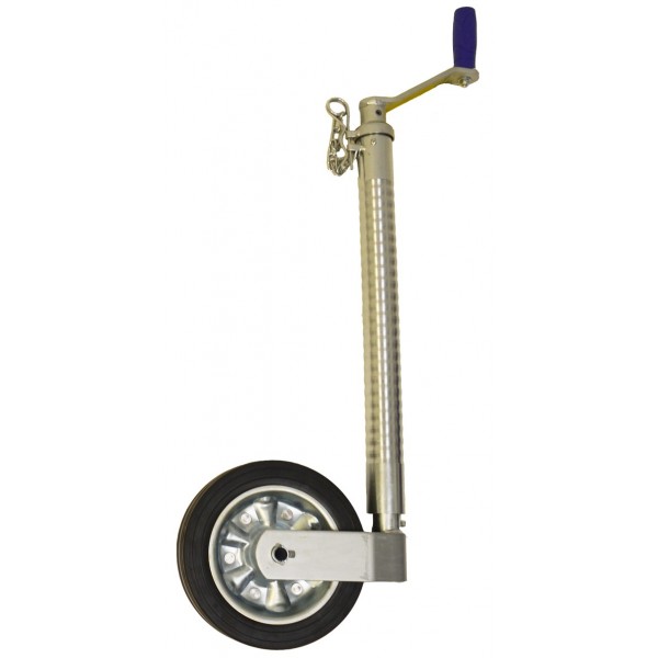 750kg Heavy Duty Serrated Jockey Wheel - No Clamp - 48mm