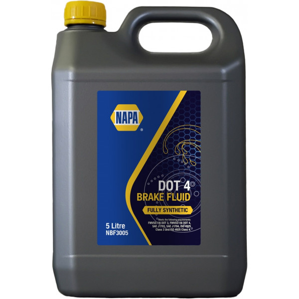 DOT 4 Brake Fluid - 5 Litre