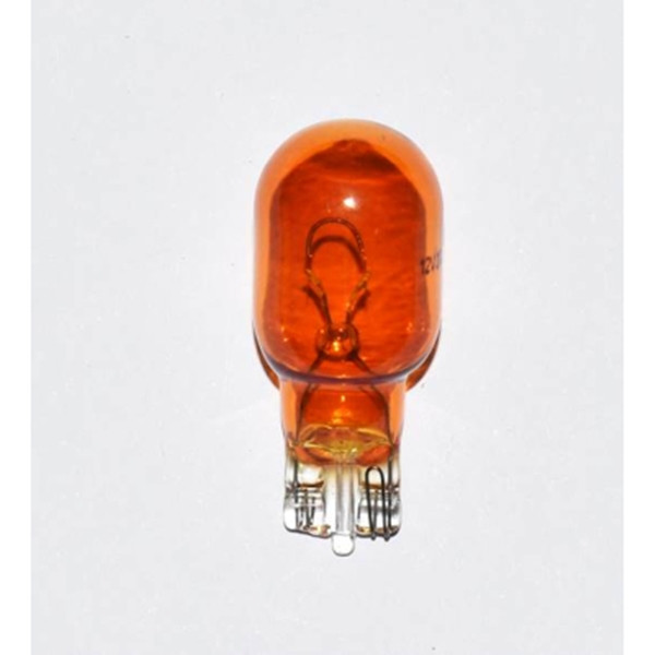 12V 16W W2.1x9.5d Amber Halogen Bulb - Box of 10