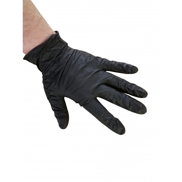 Heavy Duty Powder Free Nitrile Gloves - Large