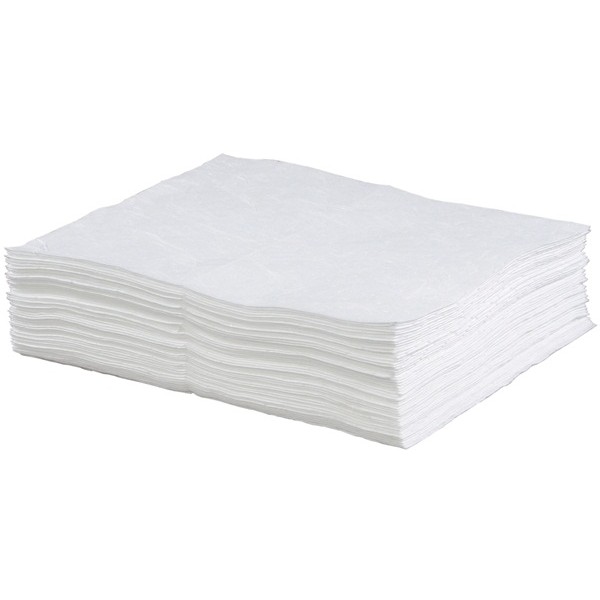 Oil Only Absorbent Pads - 50cm x 40cm - Pack of 100