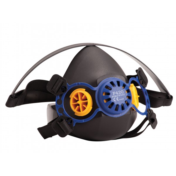 Vancouver Half Face Mask - Without Cartridges - Black