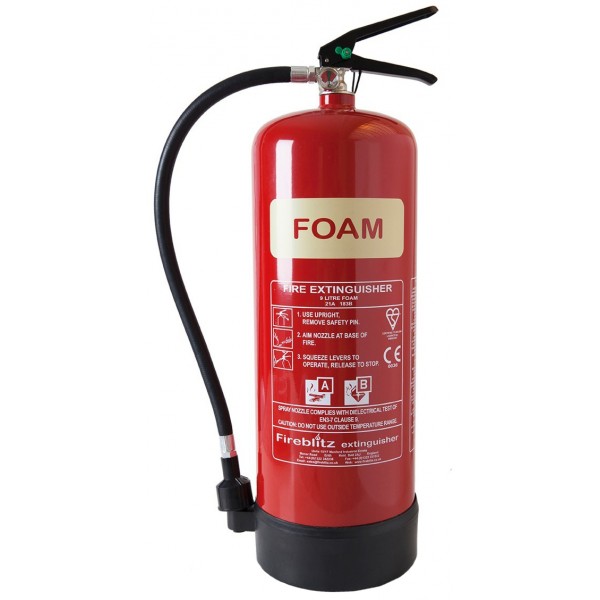 AFFF Foam Fire Extinguisher with Gauge - 9 Litre