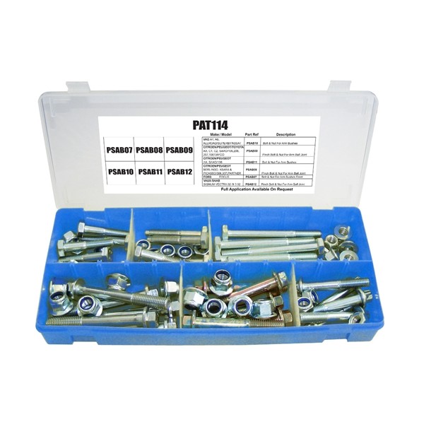 Wishbone Bolts - Assorted PSAB07 To PSAB12