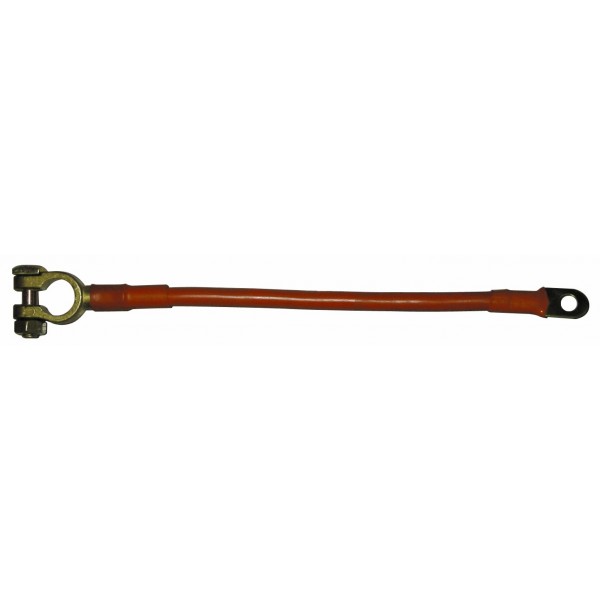 Battery Strap - Insulated Term Ring Red - 15 Inches