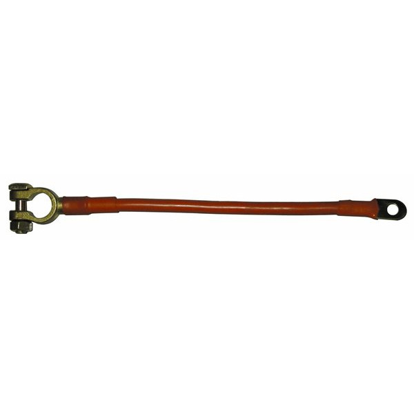 Battery Strap - Insulated Term Ring  Red - 30 inch