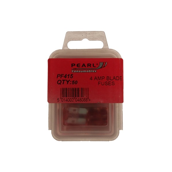 Fuses - Standard Blade - 4A - Pack Of 50