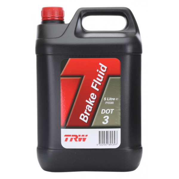 DOT 3 Synthetic Brake Fluid - 5 Litre