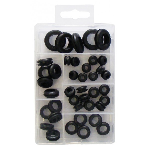 Grommets - Wiring - Assorted - Pack Of 40
