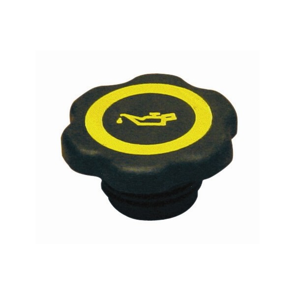 Oil Filler Cap - Black/Yellow - Ford Zetec