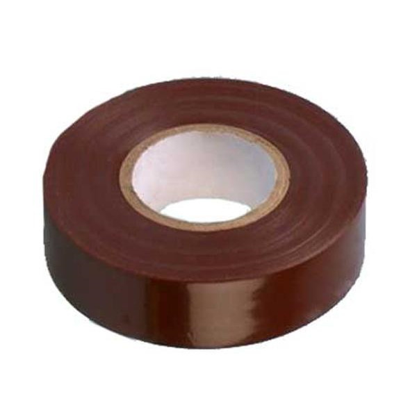 Brown Insulation Tape 19mm x 20m x 10 Rolls